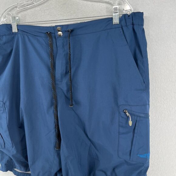 REEL LIFE Shorts Mens XL Swim Trunks Beach Boardshort Drawstring Mesh Lined Blue - Picture 2 of 14